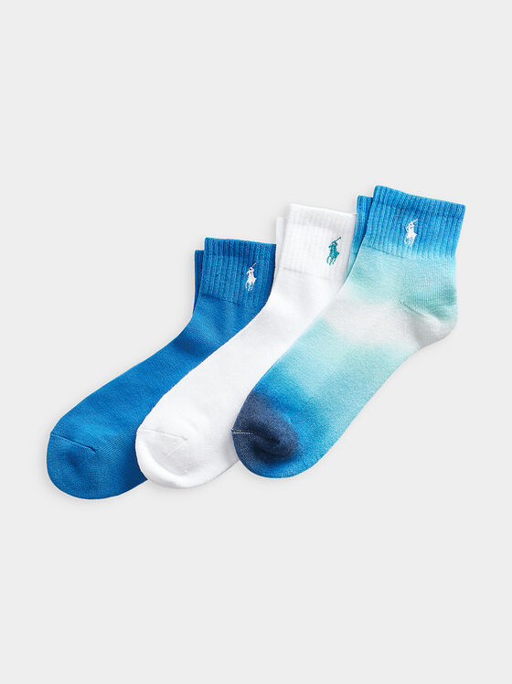 Три чифта чорапи с лого - 1