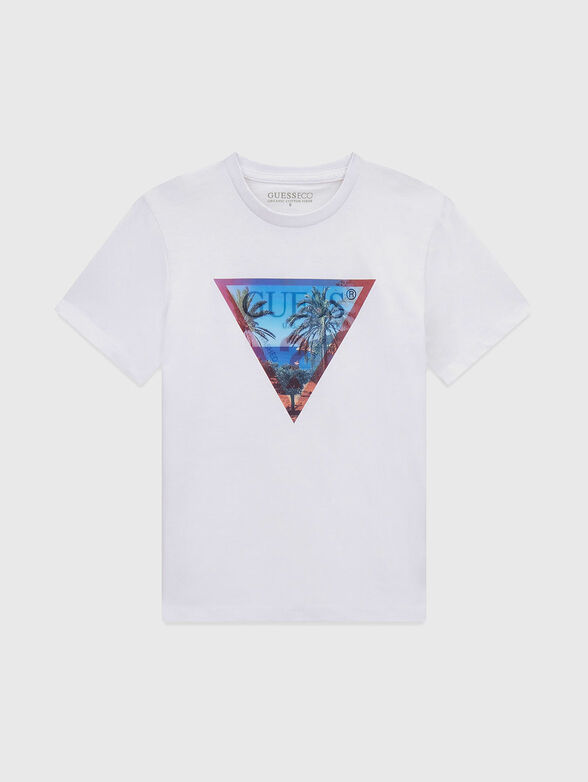 White T-shirt with print - 1