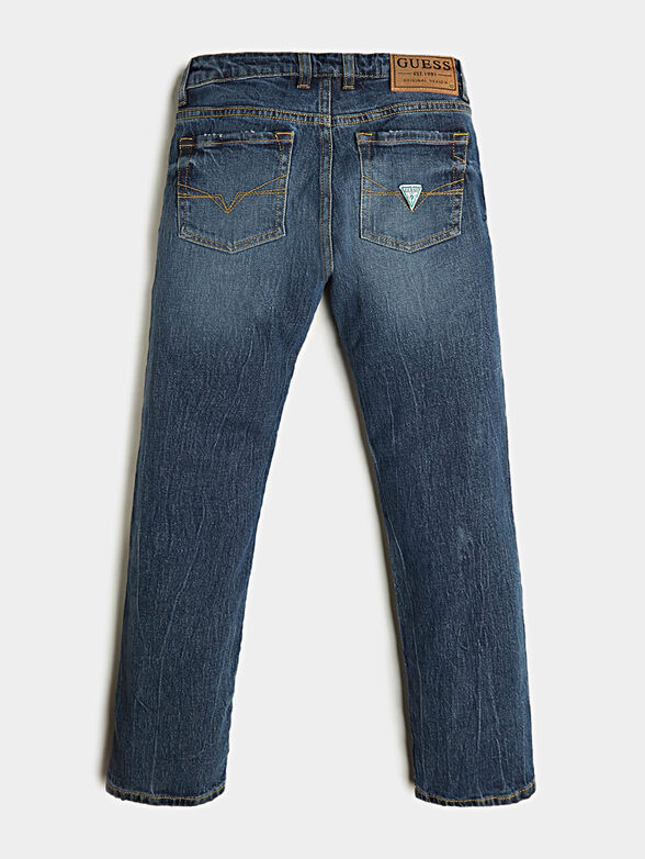 Slim jeans in blue color - 2