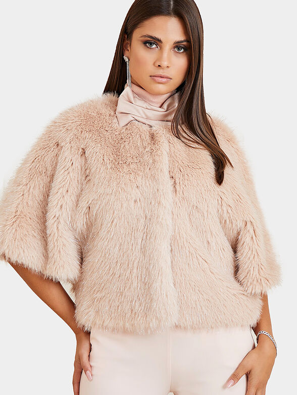 AMBER faux fur coat - 3