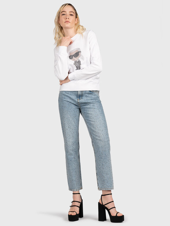 IKONIK 2.0 KARL sweatshirt with applied rhinestones - 2