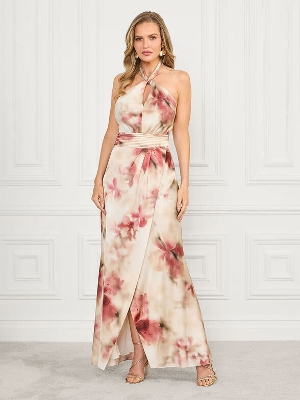 BIANCA maxi dress with floral print - 6