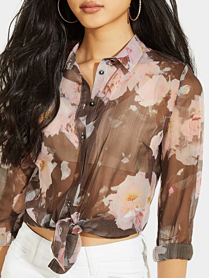 Floral printed shirt - 3