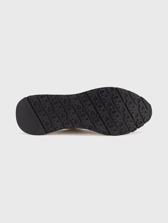NOVA leather sneakers with contrast sole - 5