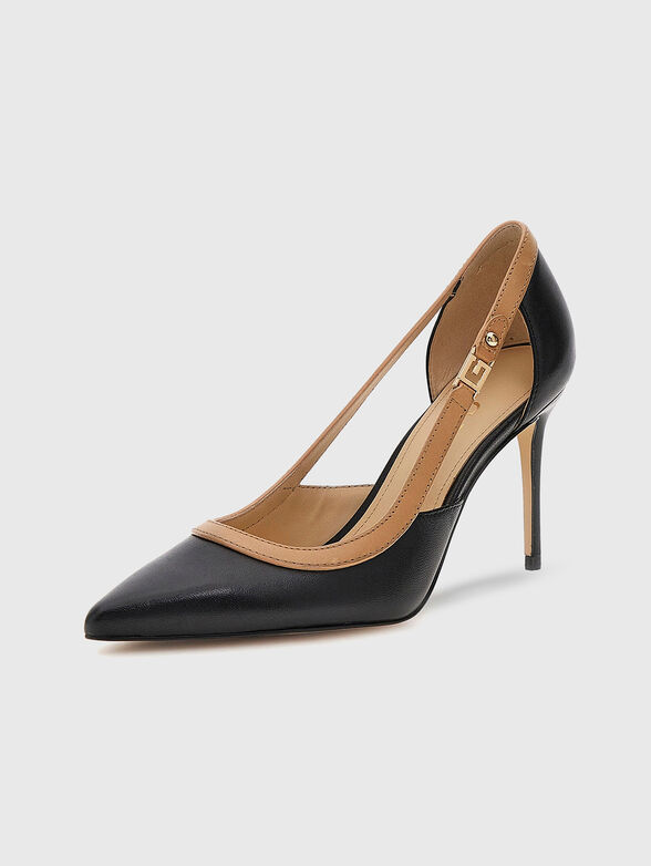 RICKY heeled leather shoes - 1
