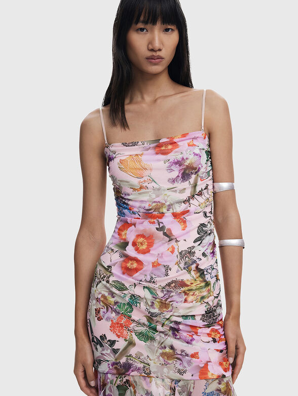 Dress with floral print - 4