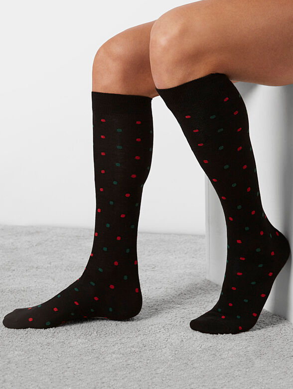 Multipack long socks with Christmas motifs - 2