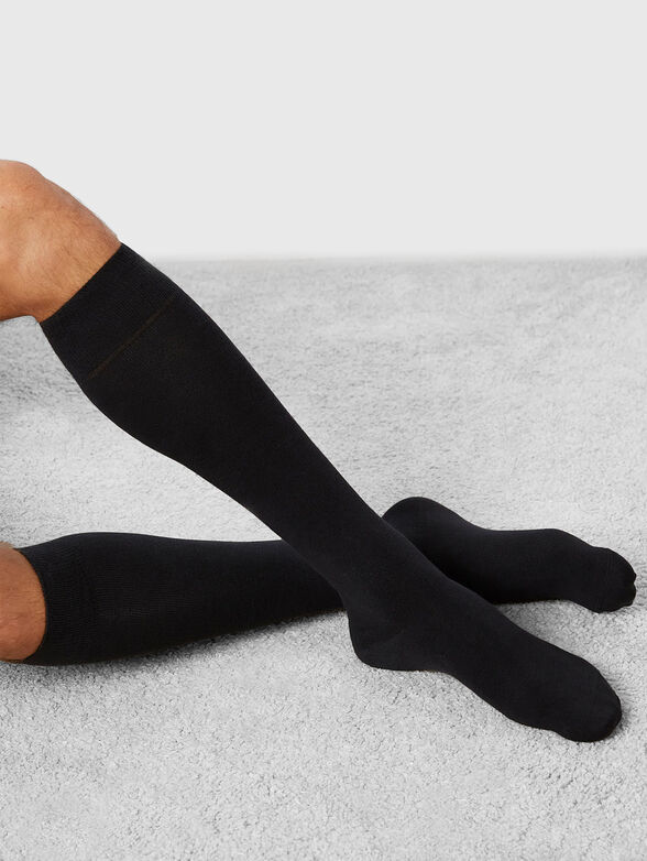 BASIC CASHMERE long socks  - 1