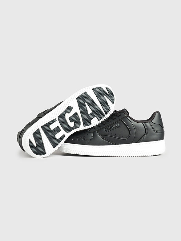 Black sports shoes from eco leather - 6