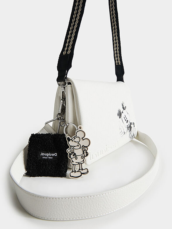 Crossbody bag with Mickey Mouse print - 4