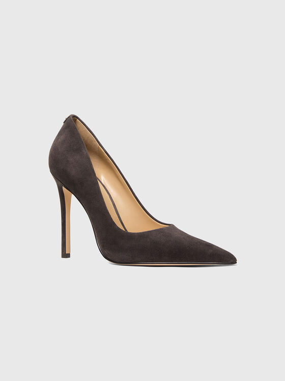 Black suede heels - 2
