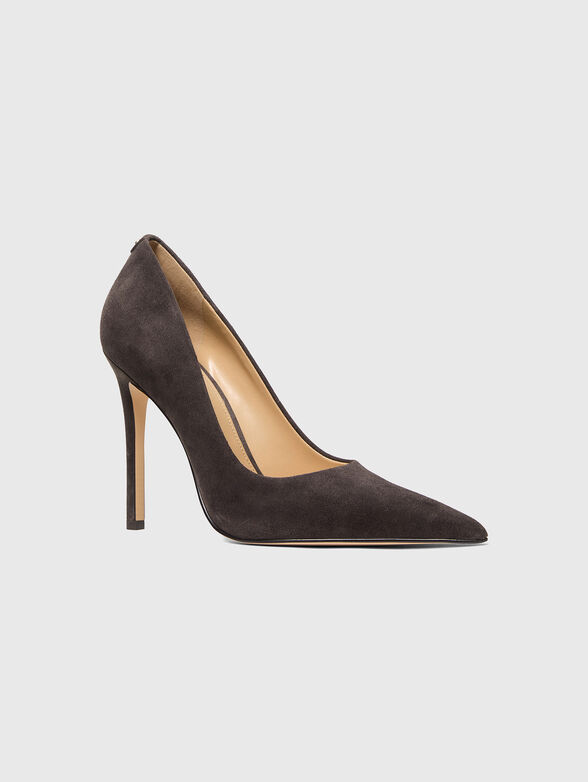 Black suede heels - 2