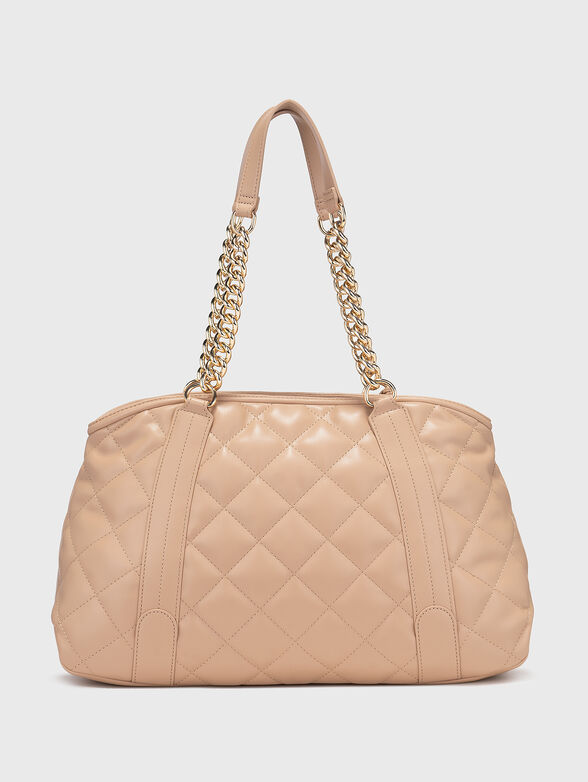 Large bag with capped effect in beige - 2