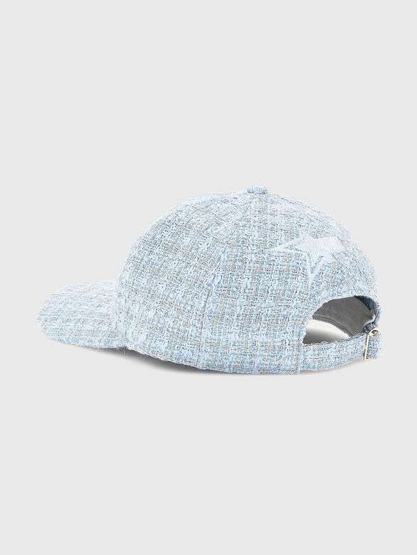 Bouclé hat with logo - 2