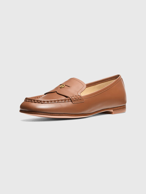 JENNINGS leather loafers in black  - 2