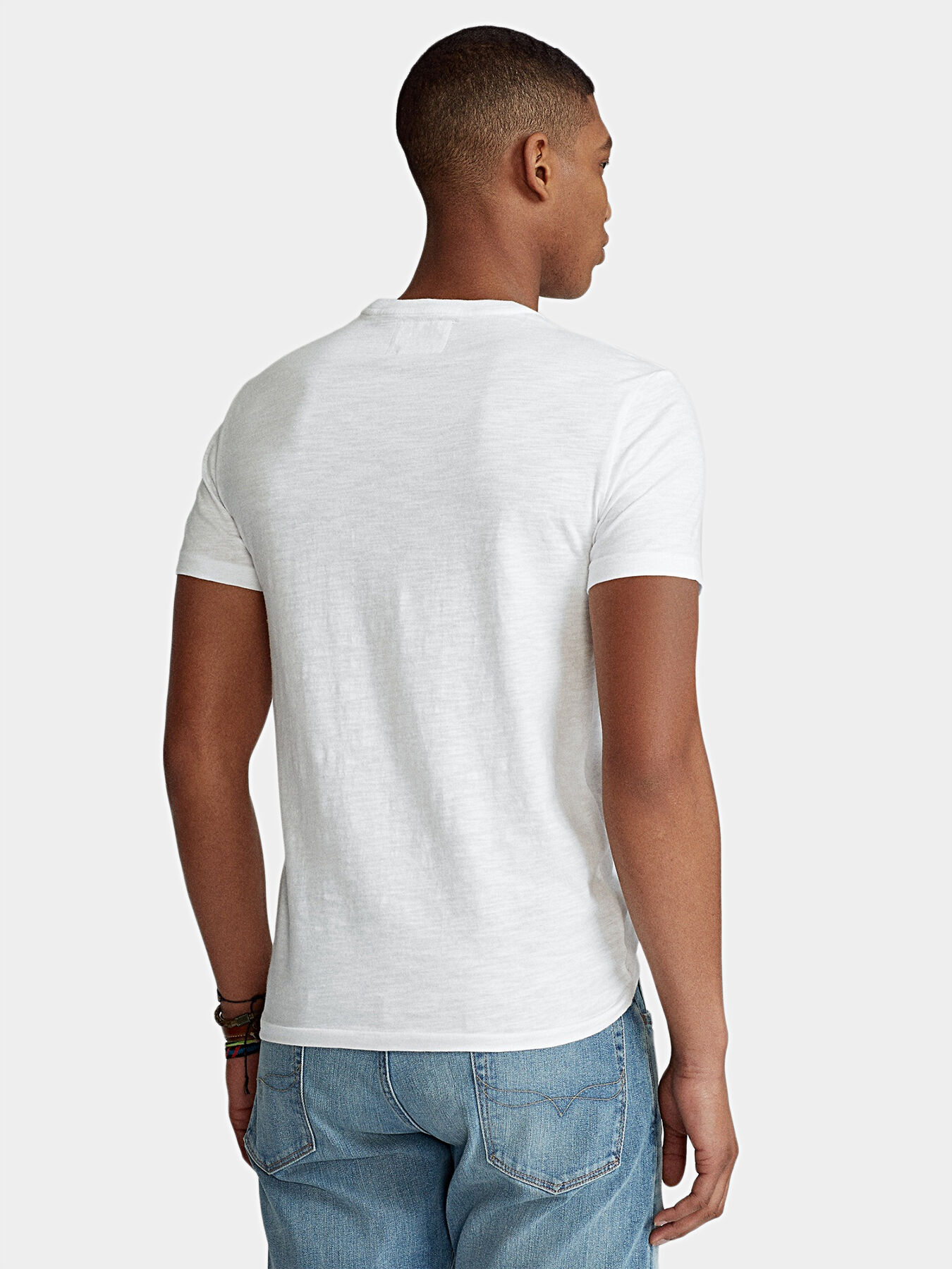 Cotton t-shirt with pocket brand POLO RALPH LAUREN