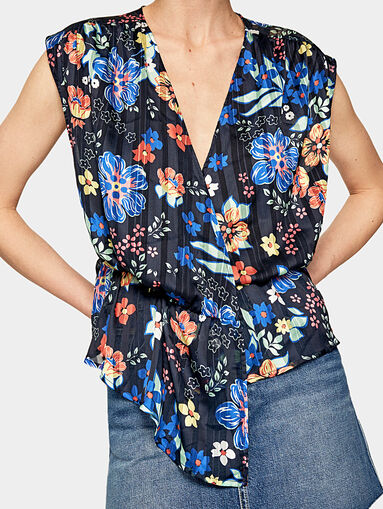 AMAIA Dark blue top - 2