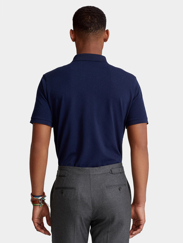 Dark blue polo-shirt - 3