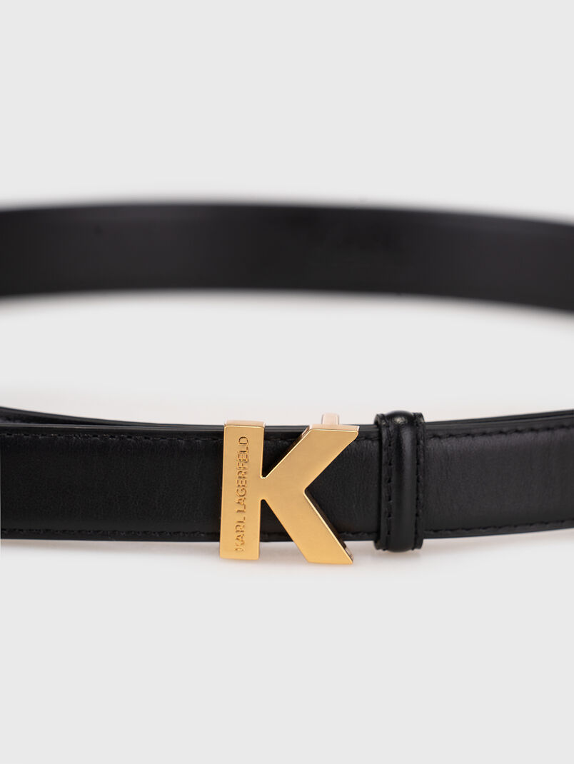 K/LOCK black belt in leather  - 3