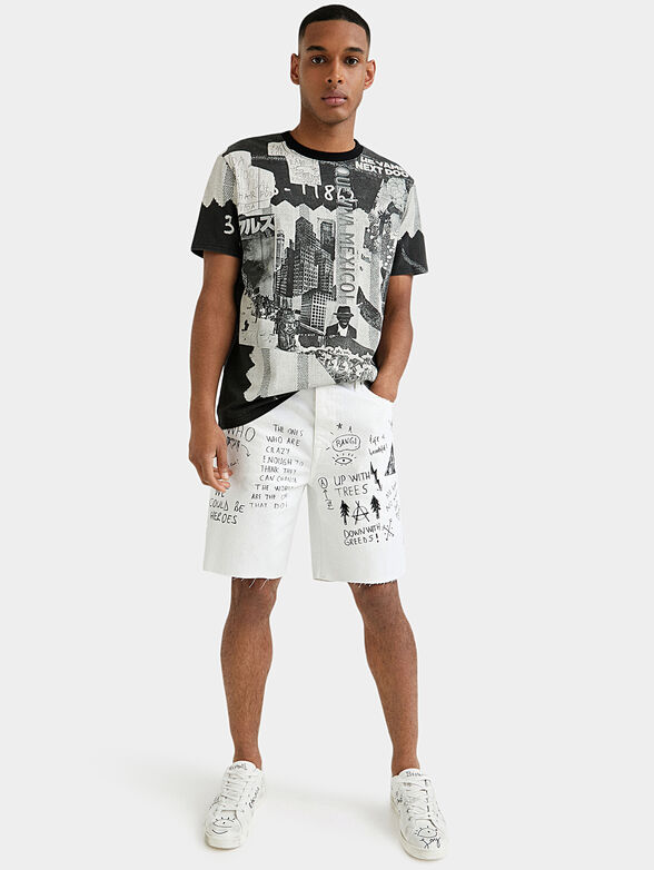 T-shirt with collage print - 2