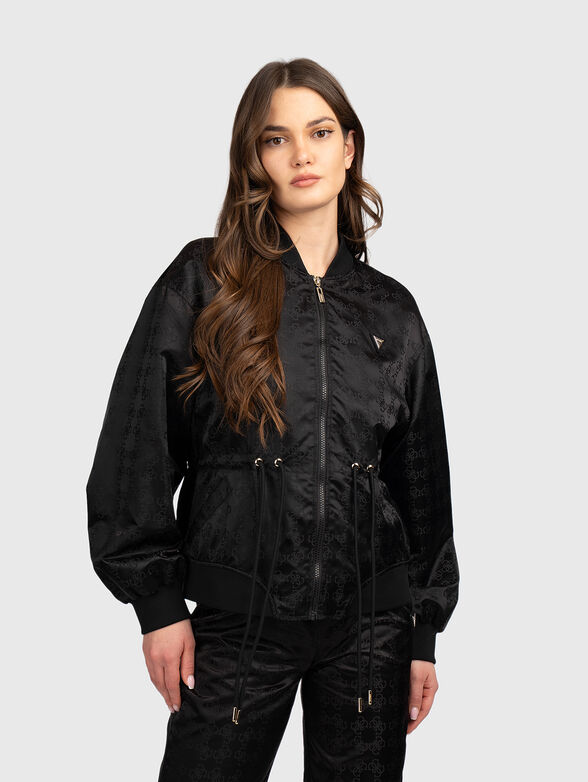Jacket with monogram logo print - 1