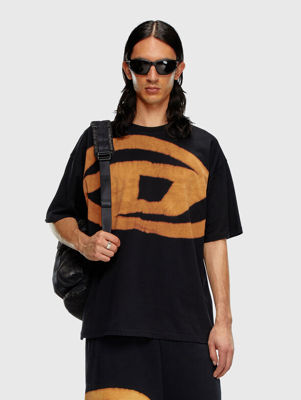 T-BOXT-BLEACH printed cotton T-shirt - 1