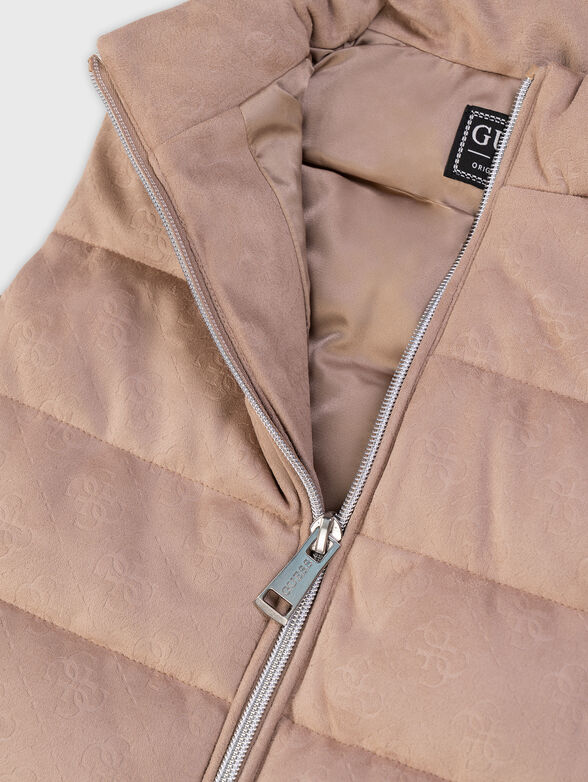 Padded vest with 4G logo accent - 4