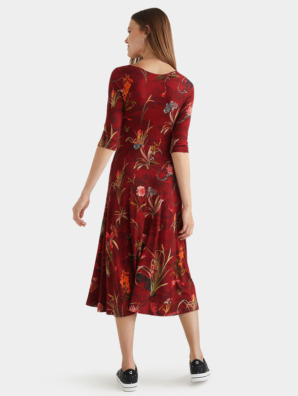 FLOWERS Dress with floral motifs - 2