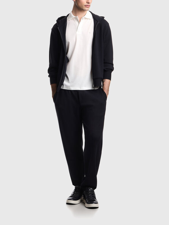 Cotton-blend polo shirt - 2
