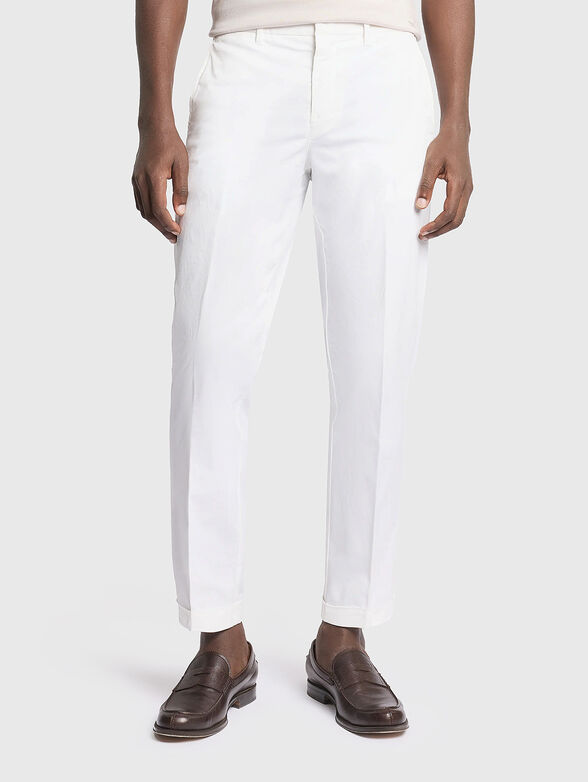 Cotton-blend pants - 1