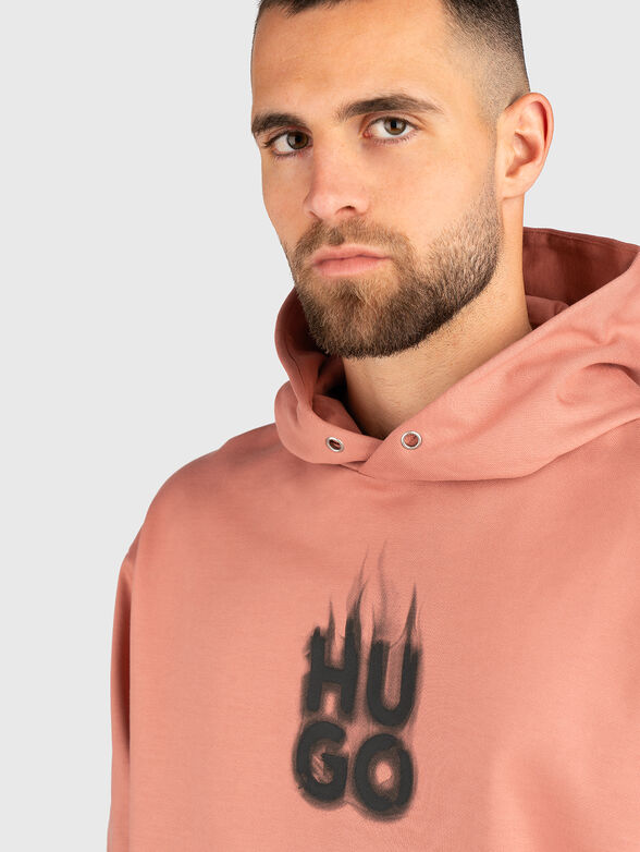 DEFNIO hooded cotton sweatshirt - 4