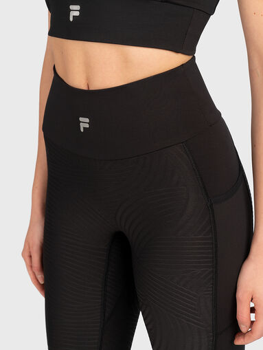 RAFAELA black high waist leggings - 3