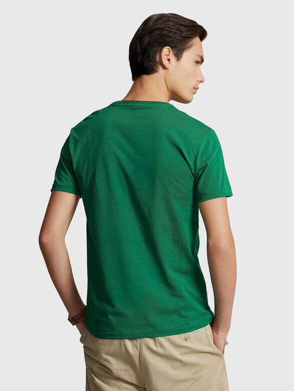 Cotton T-shirt in green - 3