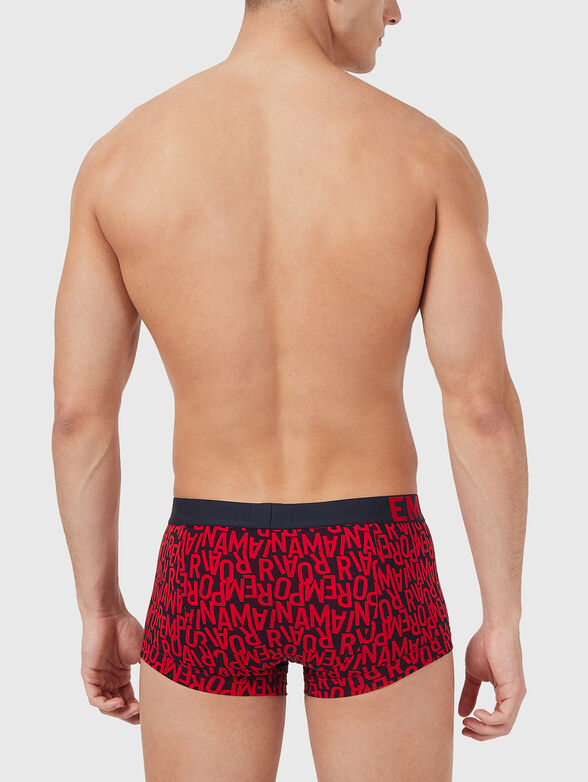 Cotton boxers with logo print - 2