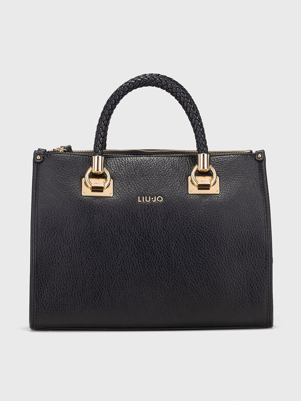 Big bag with zip and gold details - 1