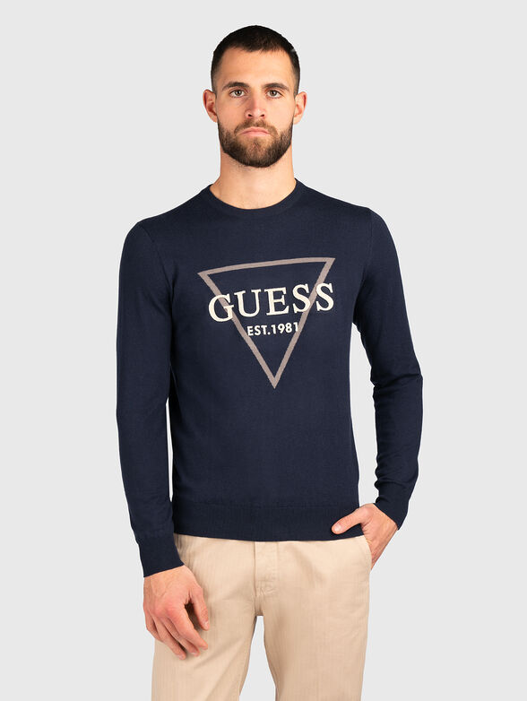 Blouse with logo print - 0