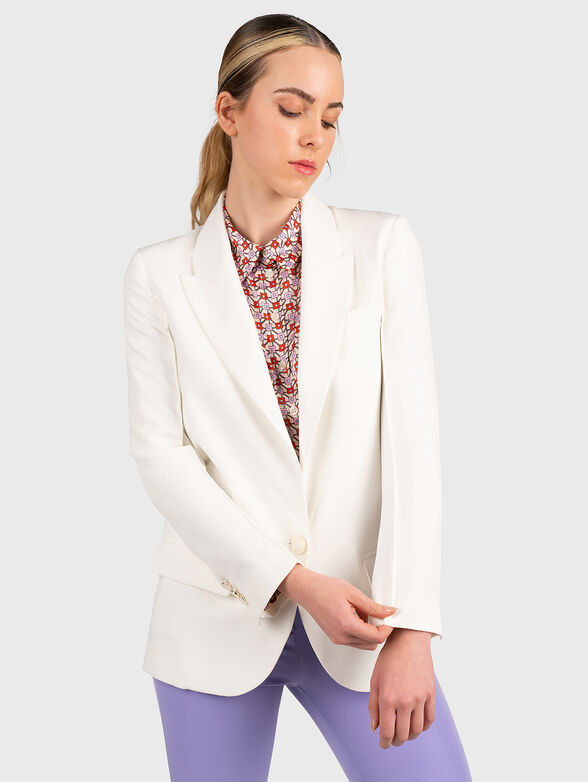 Blazer with pockets and button - 1