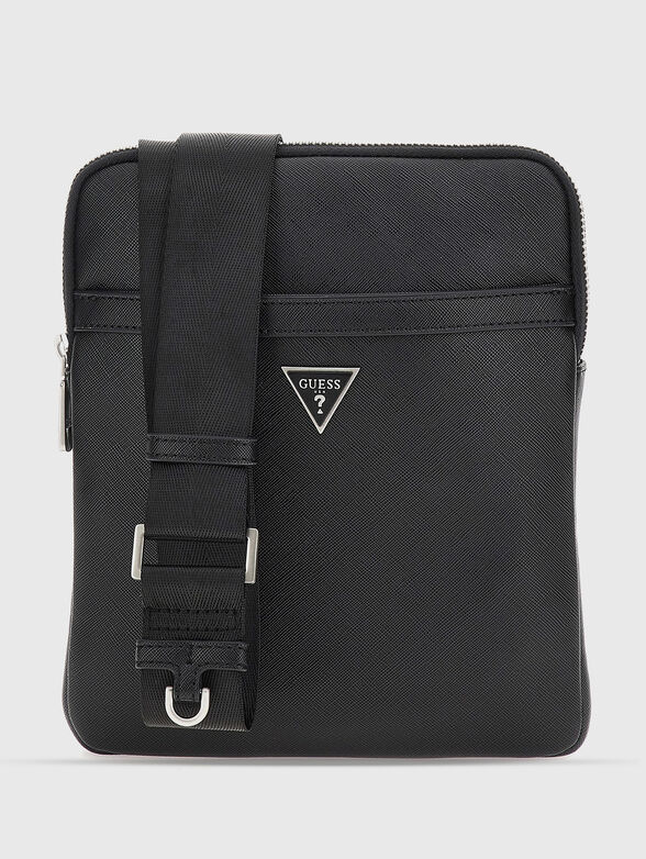 Crossbody bag with geometric logo - 1