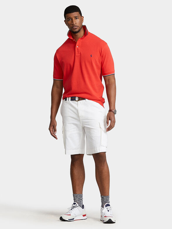 Polo shirt in red color - 2