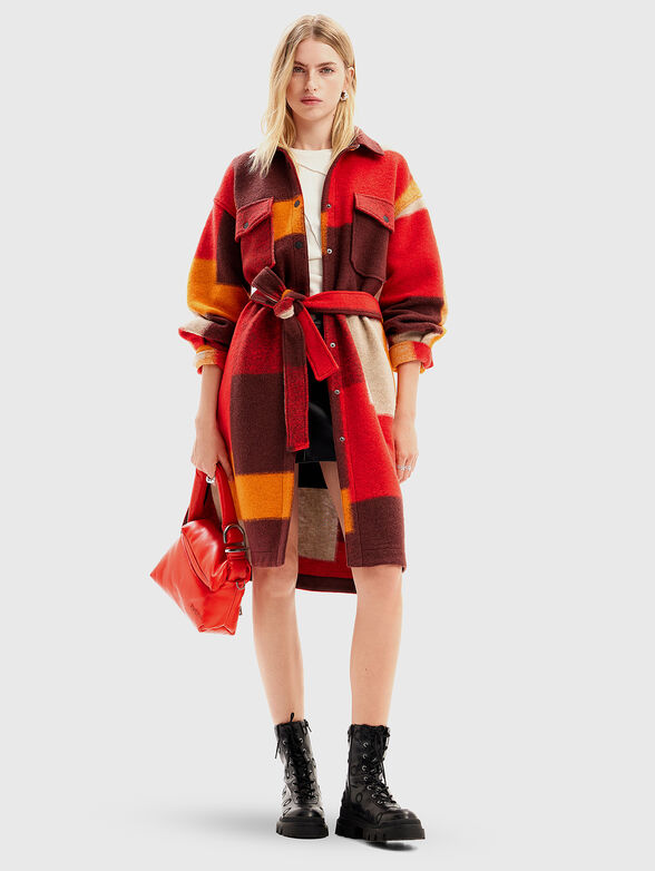 Shirt coat made of wool blend - 2