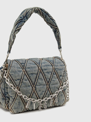 CHARM-D handbag in quilted denim - 4