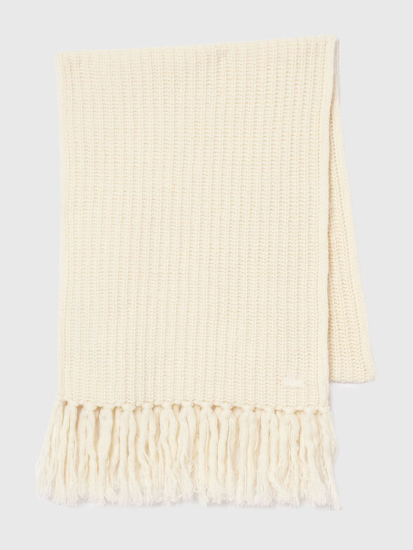 Long scarf with fringe - 1