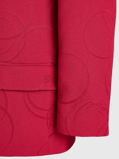 Blazer with logo details - 4