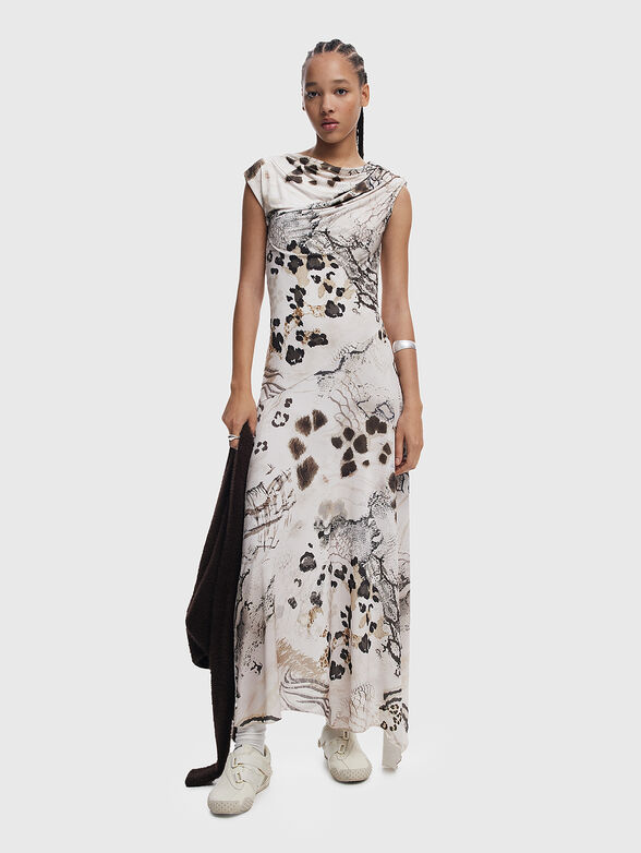 Animal print dress - 1