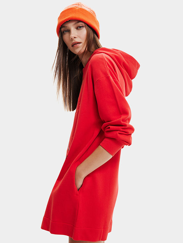 FLOW dress with hood - 3