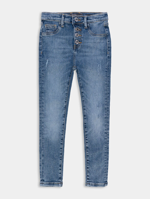 Blue skinny jeans - 1