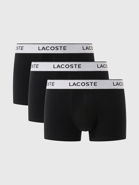Set of three pairs of boxers with logo - 0