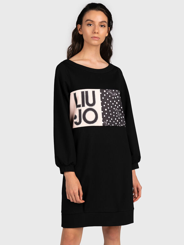Dress with saitin insert - 1