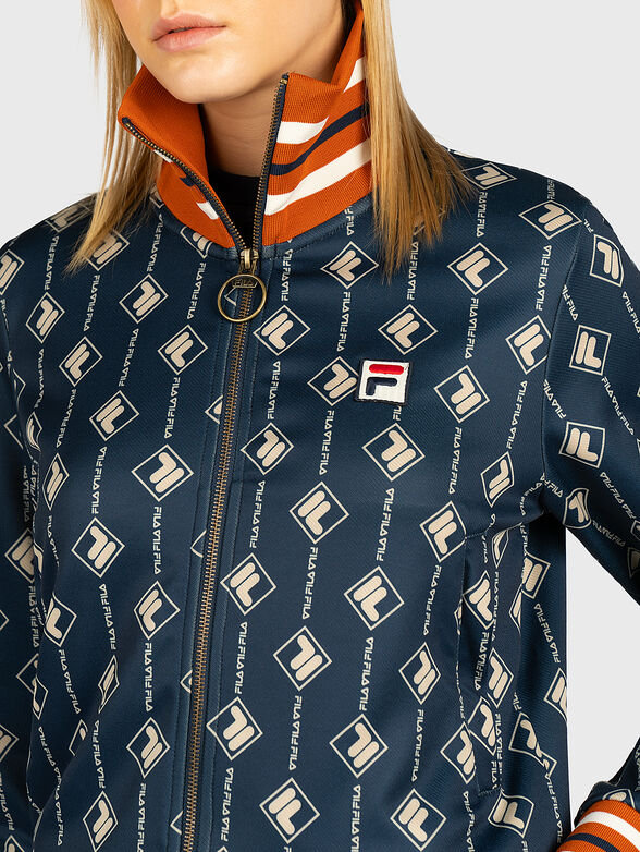 HAMO Sweatshirt with contrasting monogram print - 2