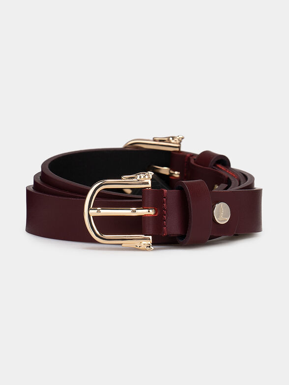 Black belt with double buckle - 1